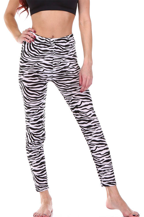 Legging . Zebra print Legging .