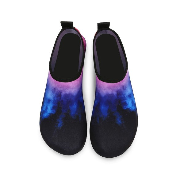 Aqua Shoes . Unisex Fashionable Space Print Aqua Shoes