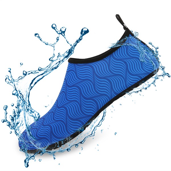 Aqua Shoes . Unisex Fashionable Wavy Pattern Aqua Shoes