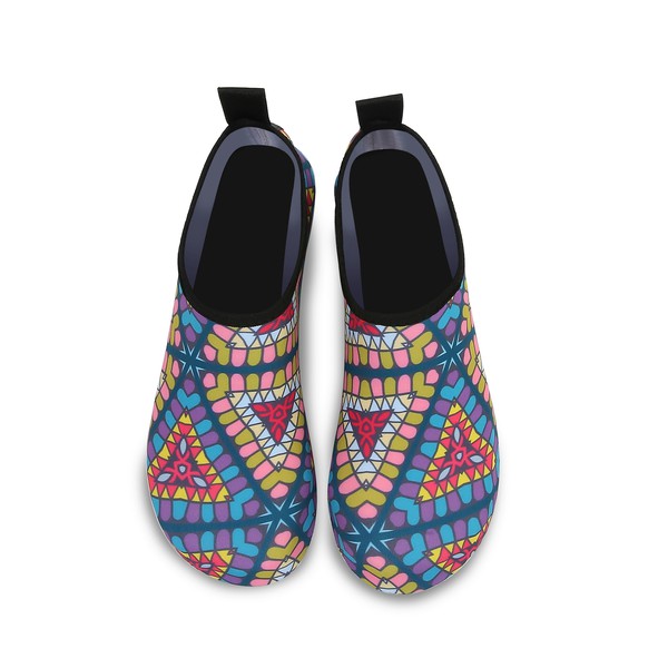 Aqua Shoes . Unisex Fashionable Bohemian Print Aqua Shoes