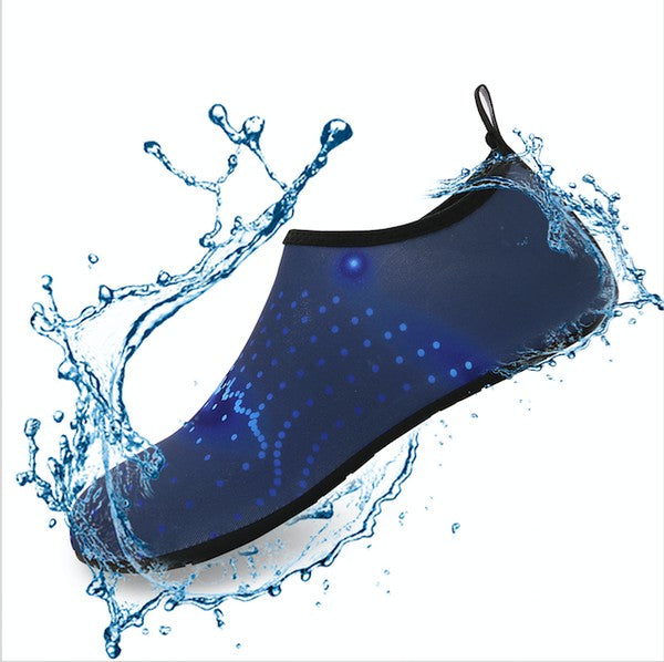 Aqua Shoes . Unisex Fashionable Light Dot Print Aqua Shoes