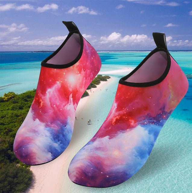 Aqua Shoes . Unisex Fashionable Sunset Sky Print Aqua Shoes