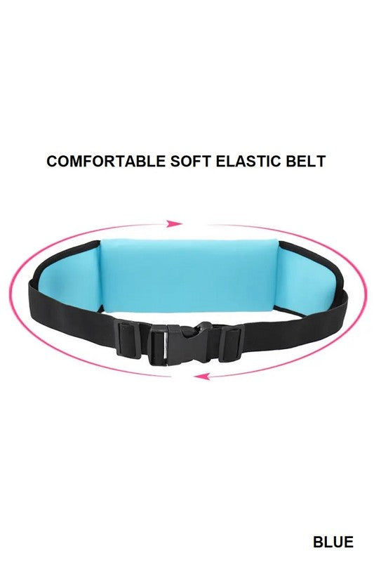 RUNNER BELT FANNY PACK WAIST BAG BLUE