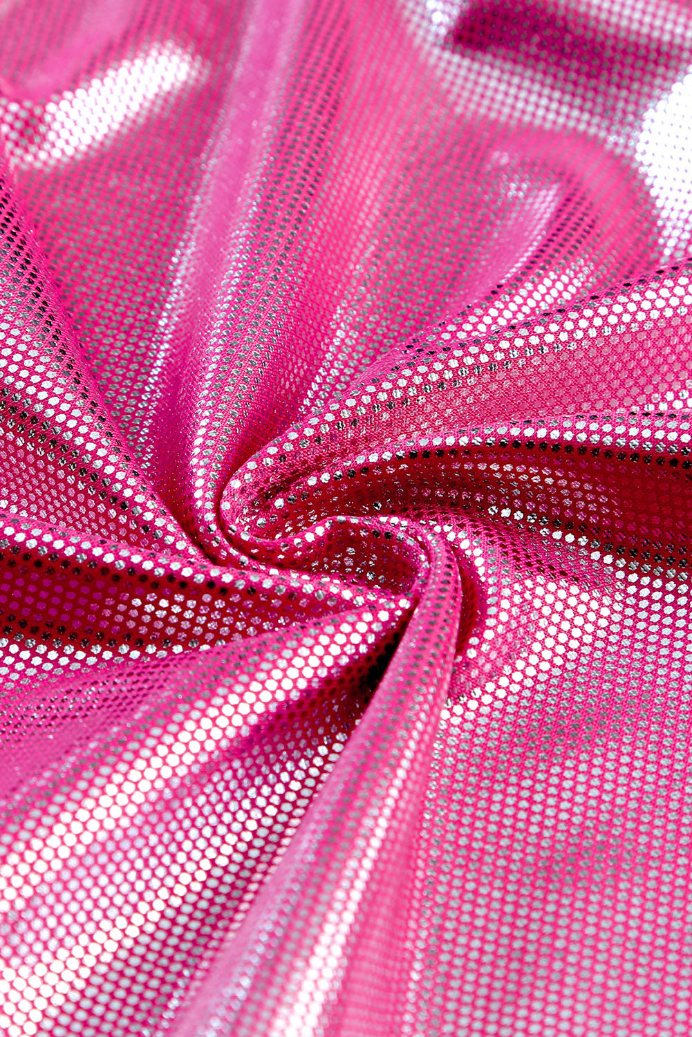 Bodysuit  .  Rose Glitter High Neck Sleeveless Bodysuit