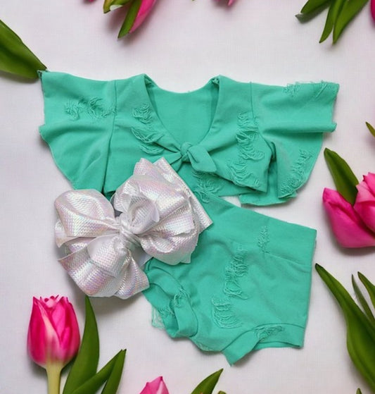 2 piece Turquoise Baby outfit