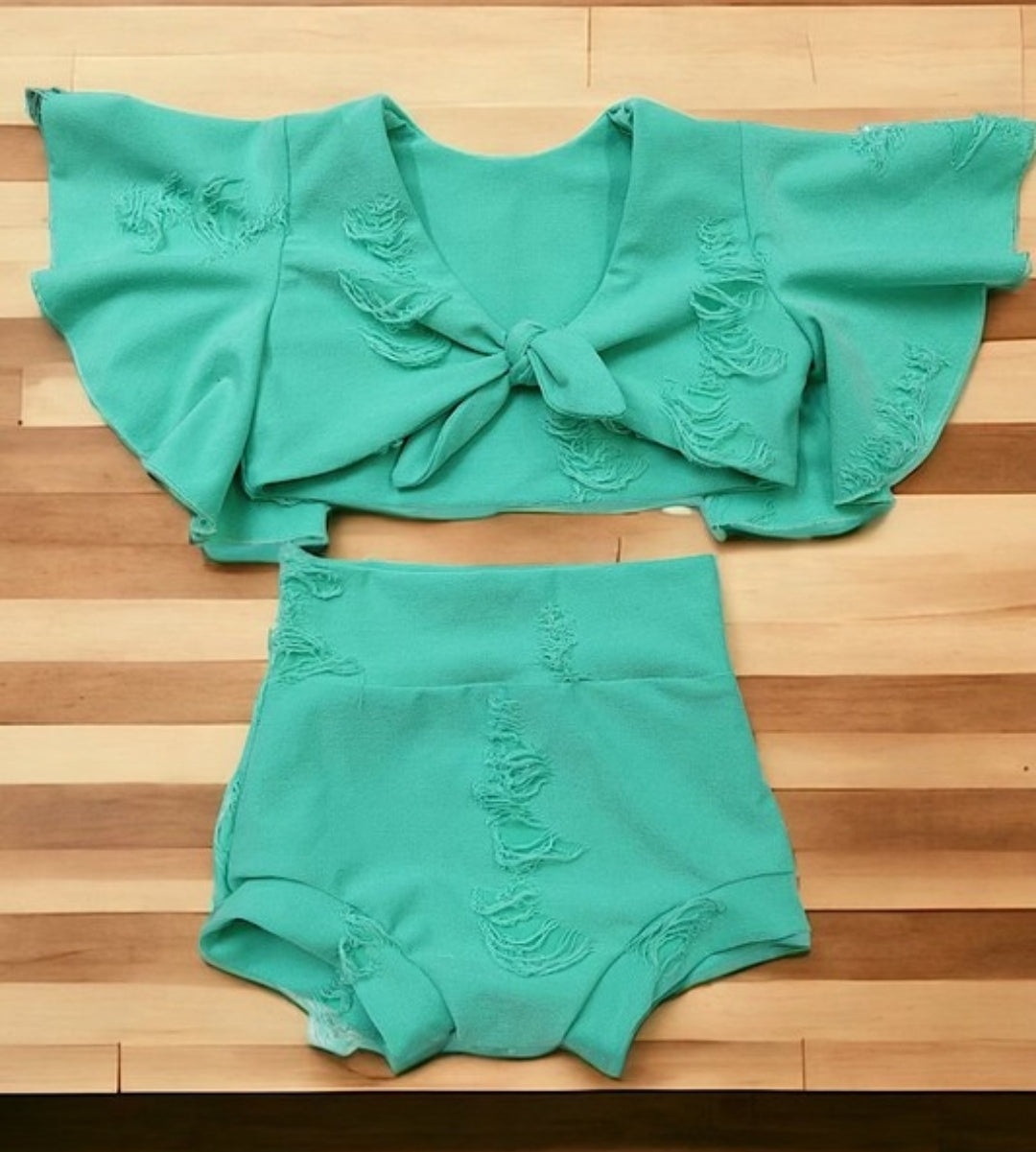 2 piece Turquoise Baby outfit